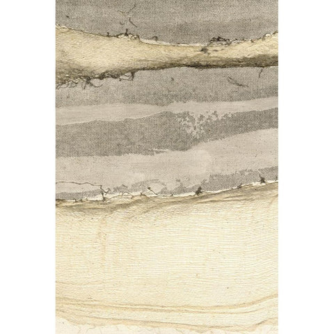 Flux II Black Modern Wood Framed Art Print with Double Matting by Lam, Vanna