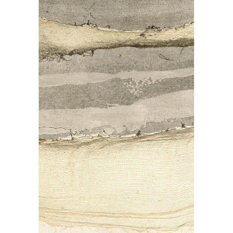 Embellished Flux II Black Modern Wood Framed Art Print with Double Matting by Lam, Vanna