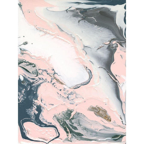 Tidelands I White Modern Wood Framed Art Print by Popp, Grace