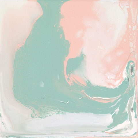 Pastel Fog II Black Modern Wood Framed Art Print with Double Matting by Popp, Grace