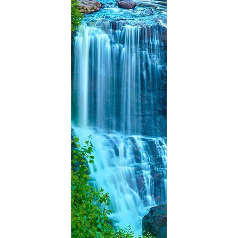 Vertical Water I Black Modern Wood Framed Art Print by McLoughlin, James