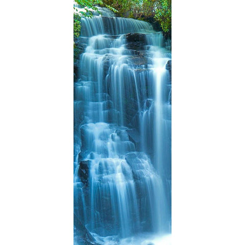 Vertical Water VI Black Modern Wood Framed Art Print by McLoughlin, James