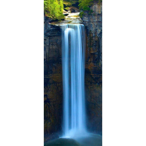 Vertical Water VII Black Modern Wood Framed Art Print by McLoughlin, James