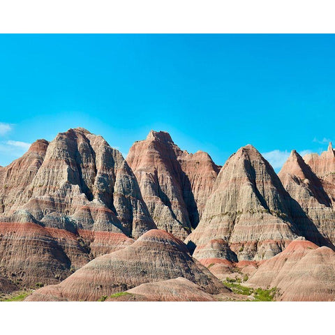 Badlands III Black Modern Wood Framed Art Print by McLoughlin, James