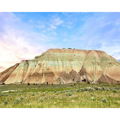 Western Landscape Photo IV Black Modern Wood Framed Art Print with Double Matting by McLoughlin, James
