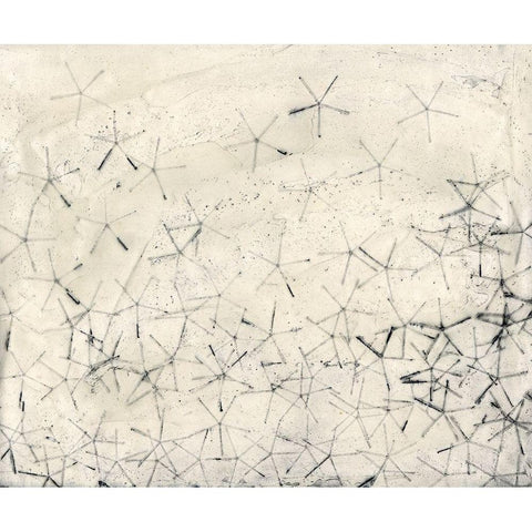 Shorelines Black Modern Wood Framed Art Print with Double Matting by Stramel, Renee W.
