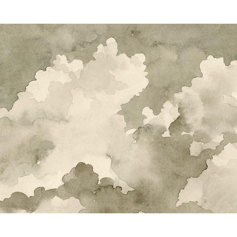 Antique Sky I White Modern Wood Framed Art Print by Caroline, Emma