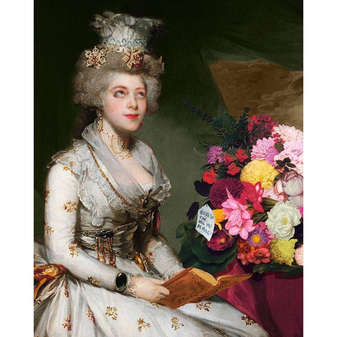 No Thanks II Black Modern Wood Framed Art Print by Popp, Grace