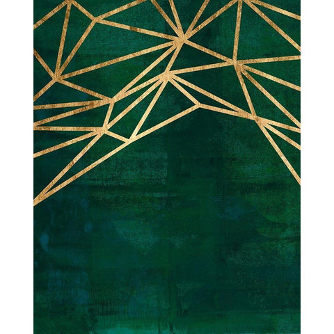 Jungle Web I White Modern Wood Framed Art Print by Green, Jacob