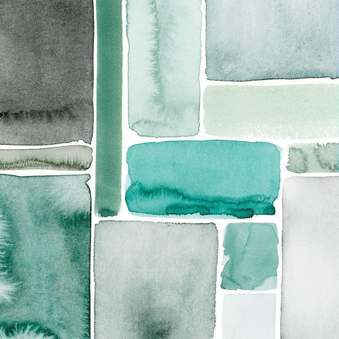 Mist and Mend I Black Modern Wood Framed Art Print by Popp, Grace