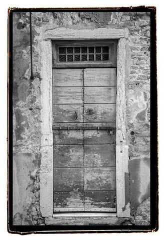 Timeworn Black Ornate Wood Framed Art Print with Double Matting by DeNardo, Laura