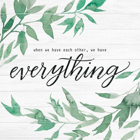 Family on Shiplap II Gold Ornate Wood Framed Art Print with Double Matting by Popp, Grace