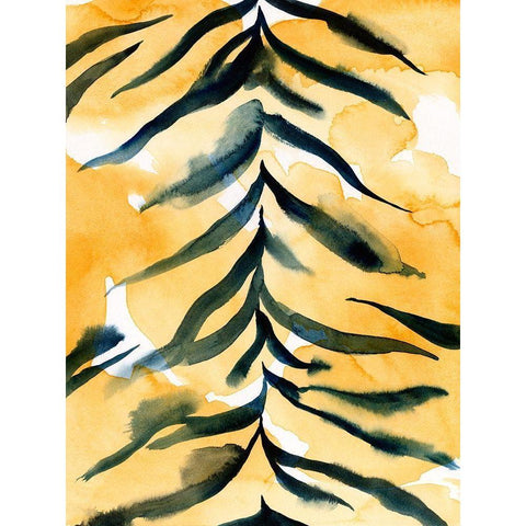 Jungle Jacket I Gold Ornate Wood Framed Art Print with Double Matting by Green, Jacob