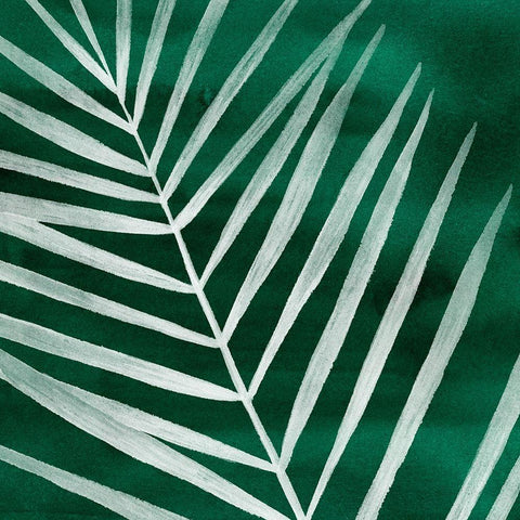 Velvet Palm III Black Ornate Wood Framed Art Print with Double Matting by Popp, Grace