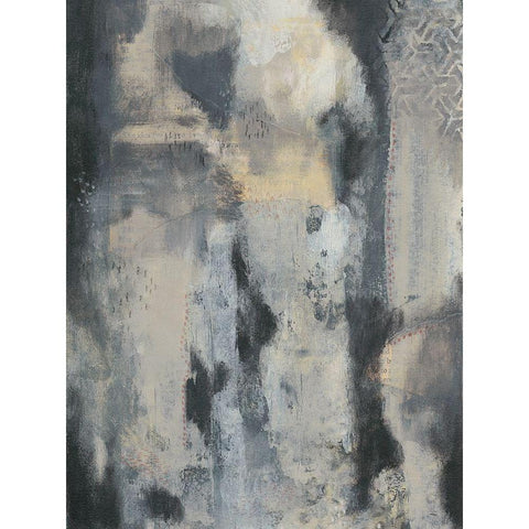 Oscuro I White Modern Wood Framed Art Print by Moore, Regina