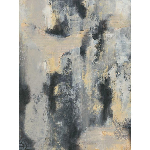 Oscuro II Black Modern Wood Framed Art Print by Moore, Regina