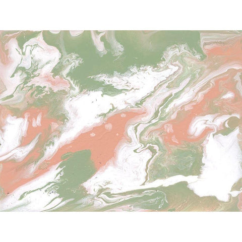 Saltwater Pastels I Gold Ornate Wood Framed Art Print with Double Matting by Studio W
