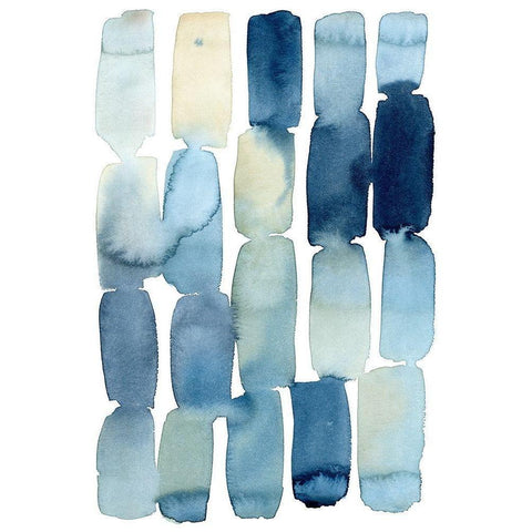 Beach Wash III Black Modern Wood Framed Art Print by Popp, Grace