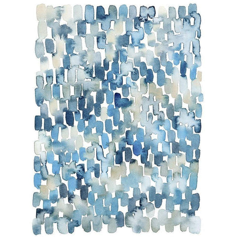 Beach Wash IV White Modern Wood Framed Art Print by Popp, Grace