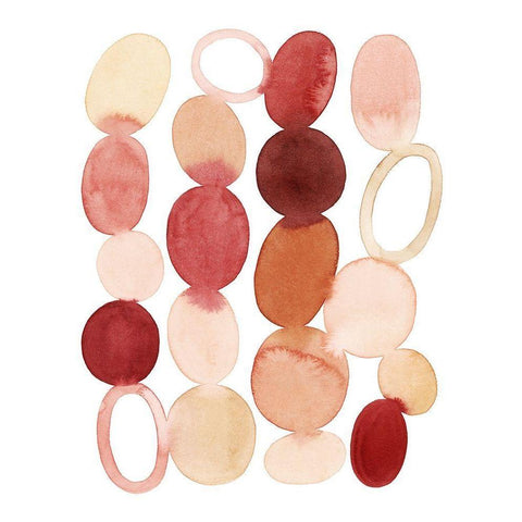 Organic Cairn I Gold Ornate Wood Framed Art Print with Double Matting by Popp, Grace