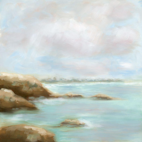 Summer Is Here Gold Ornate Wood Framed Art Print with Double Matting by Keusder, Danusia