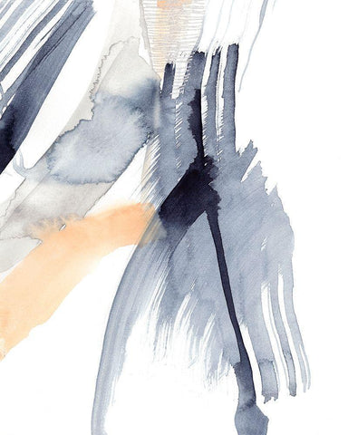 Congruity IV Black Ornate Wood Framed Art Print with Double Matting by Goldberger, Jennifer