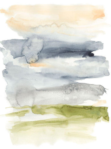 Crystallized Marsh I White Modern Wood Framed Art Print with Double Matting by Goldberger, Jennifer