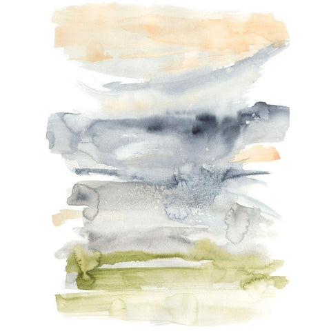 Crystallized Marsh II White Modern Wood Framed Art Print by Goldberger, Jennifer