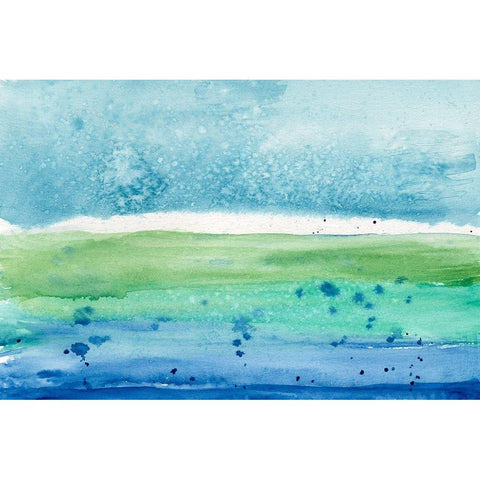 Go Lightly II Black Modern Wood Framed Art Print by Ludwig, Alicia