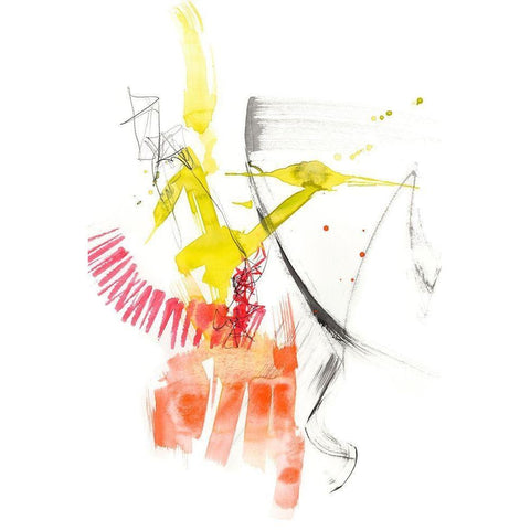 Swing Set I White Modern Wood Framed Art Print by Goldberger, Jennifer