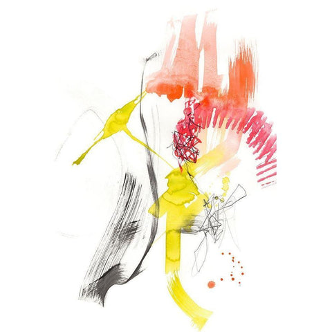 Swing Set II Black Modern Wood Framed Art Print by Goldberger, Jennifer