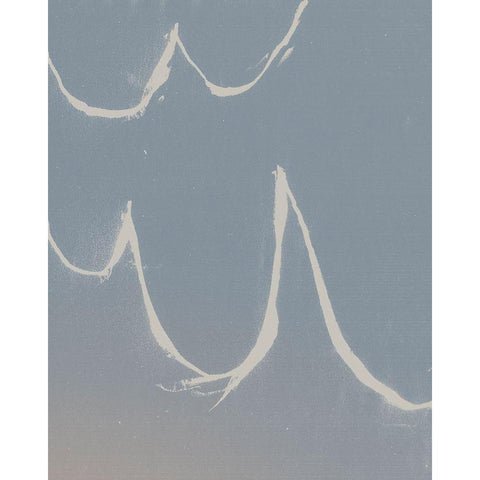 Sailing Scrawl I Black Modern Wood Framed Art Print with Double Matting by Green, Jacob