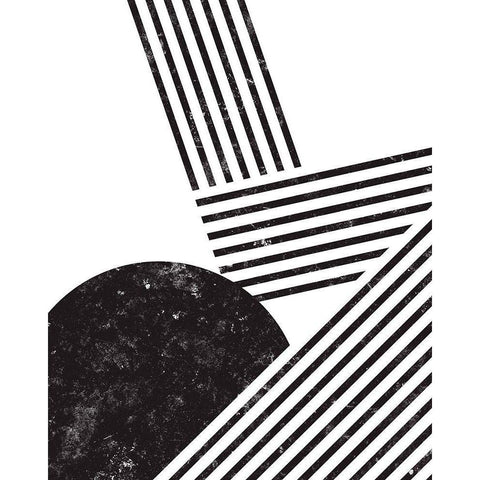 Orthograph II Black Modern Wood Framed Art Print by Green, Jacob