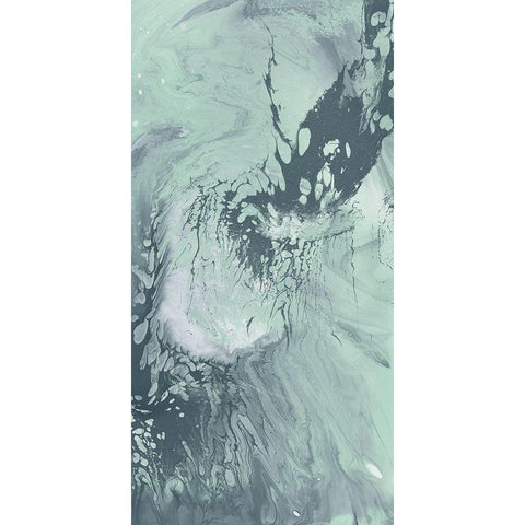 Waterflow II White Modern Wood Framed Art Print by Goldberger, Jennifer