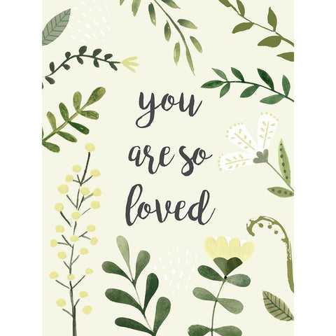 Nursery Sentiment I Gold Ornate Wood Framed Art Print with Double Matting by Borges, Victoria