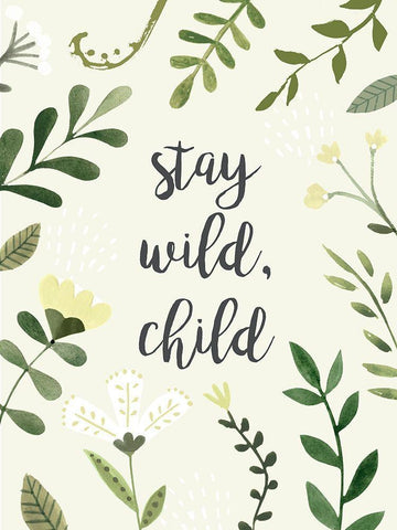 Nursery Sentiment II Black Ornate Wood Framed Art Print with Double Matting by Borges, Victoria