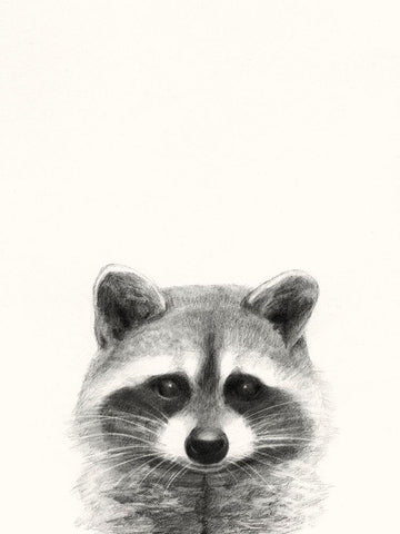 Animal Mug II Black Ornate Wood Framed Art Print with Double Matting by Borges, Victoria