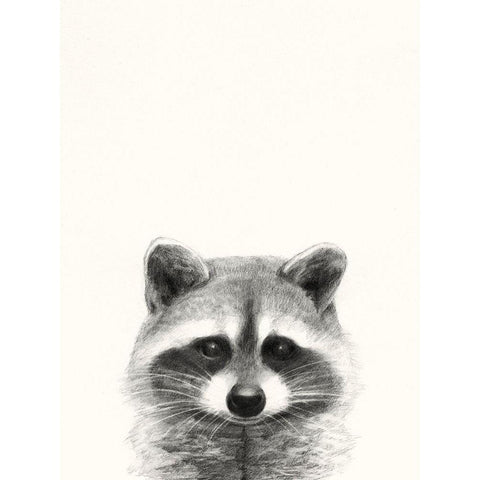 Animal Mug II Black Modern Wood Framed Art Print by Borges, Victoria