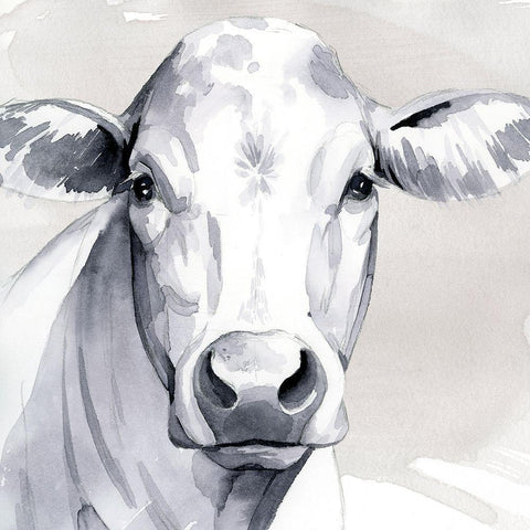 Sweet Face II Black Modern Wood Framed Art Print with Double Matting by Popp, Grace