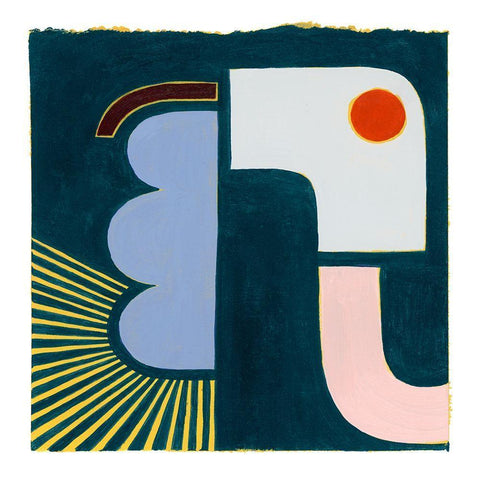 Bewildered I White Modern Wood Framed Art Print with Double Matting by Popp, Grace