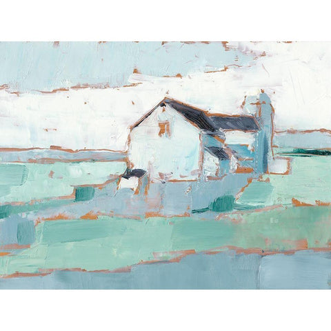 Farm Ridge I Black Modern Wood Framed Art Print by Harper, Ethan