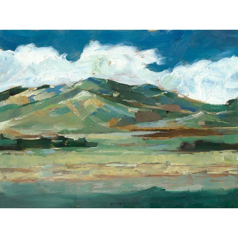 Western Sky II Black Modern Wood Framed Art Print with Double Matting by Harper, Ethan