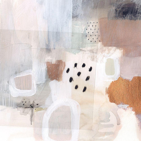 Puddle Jump II White Modern Wood Framed Art Print with Double Matting by Borges, Victoria