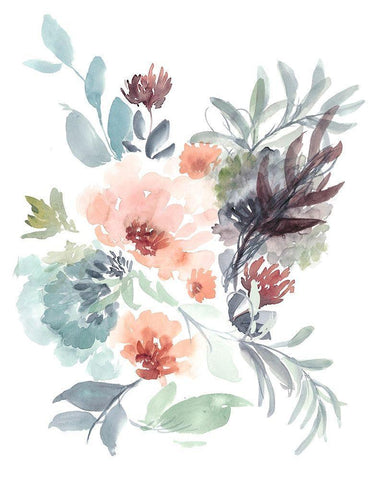 Sweet Display II Black Ornate Wood Framed Art Print with Double Matting by Goldberger, Jennifer