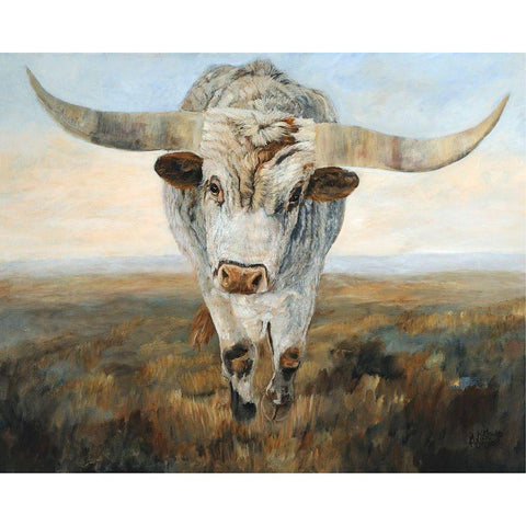 Ramblin On I Black Modern Wood Framed Art Print with Double Matting by Winkler, Kathy