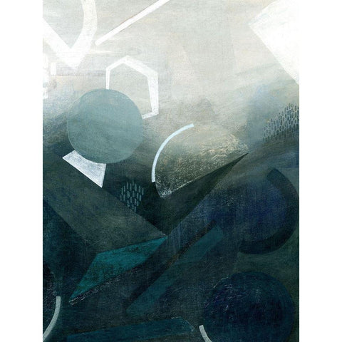 Bathing Beams II Black Modern Wood Framed Art Print with Double Matting by Popp, Grace