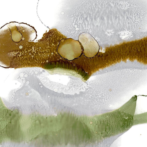 Gold Deposit I Gold Ornate Wood Framed Art Print with Double Matting by Harper, Ethan