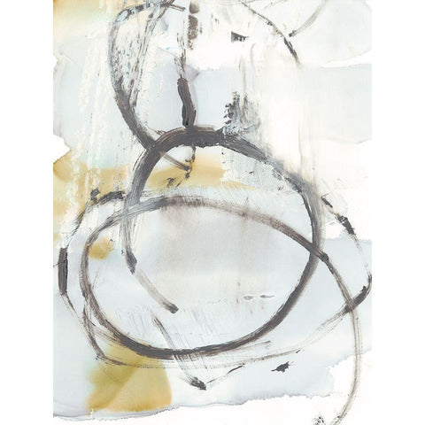 Swirled II Gold Ornate Wood Framed Art Print with Double Matting by Harper, Ethan