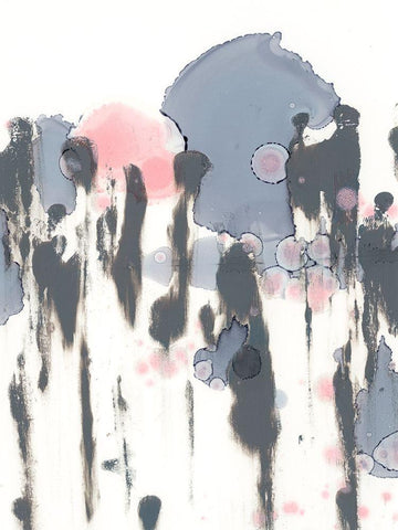 Candied Trees I White Modern Wood Framed Art Print with Double Matting by Harper, Ethan