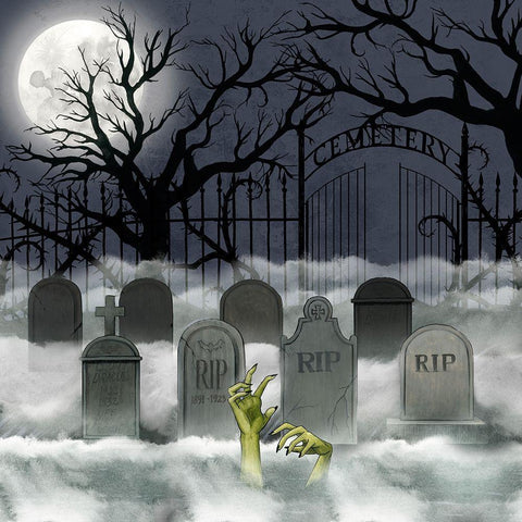 Spooky Night II White Modern Wood Framed Art Print by Popp, Grace